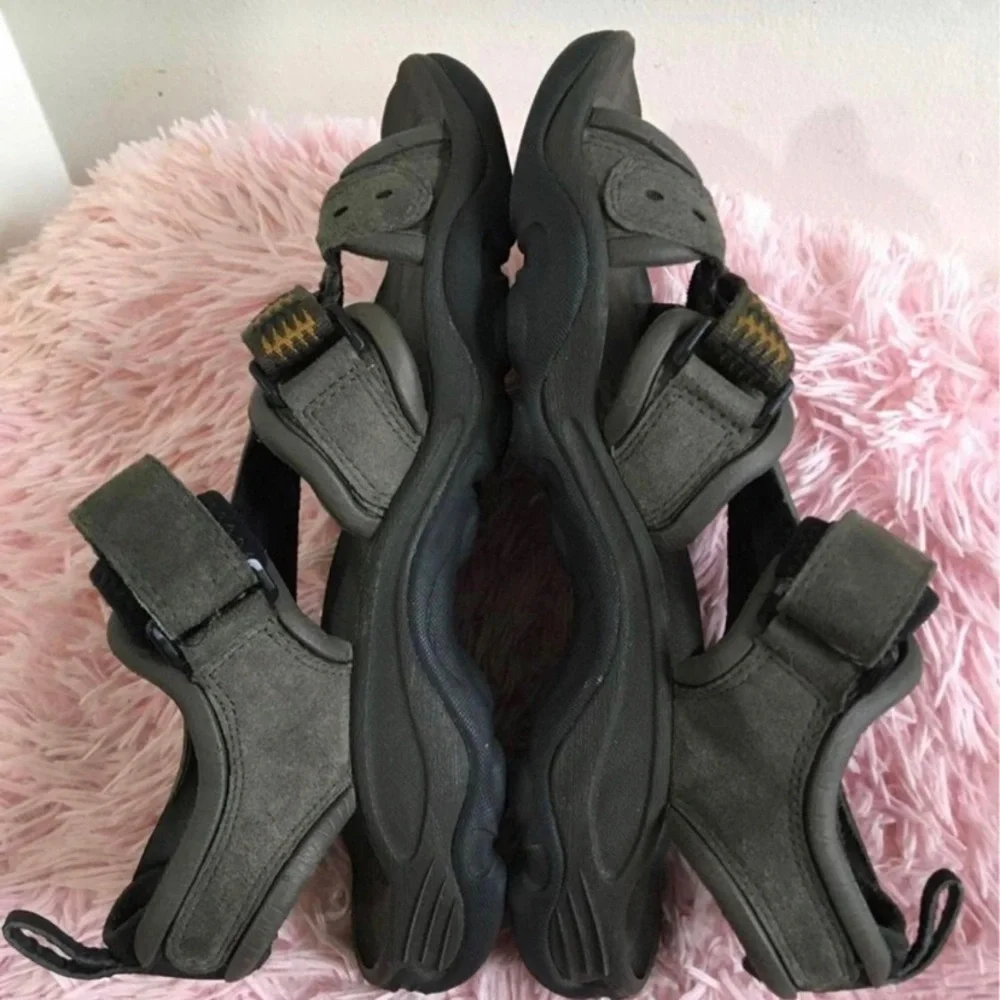 Timberland Gray Dual Straps Brake Support Flex Propel BSFP Sandals‎ #5822~Men 8 - Picture 7 of 8